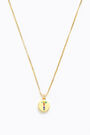 Letter T short golden necklace Letter T short golden necklace