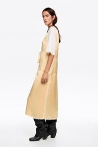 Butter lace overlay dress