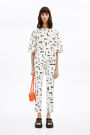 White Paper-Lines blouse White Paper-Lines blouse