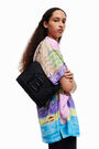 M black padded nylon crossbody bag M black padded nylon crossbody bag