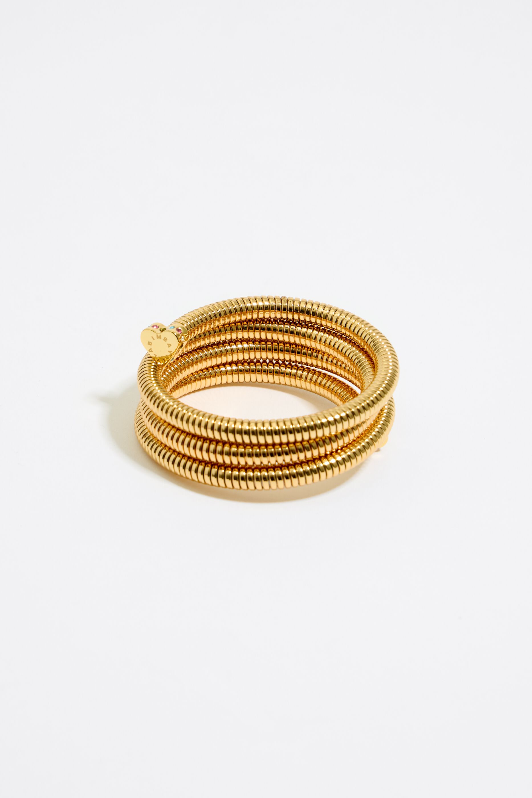 Gold on sale spiral bracelet