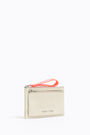 Ivory nylon double purse Ivory nylon double purse