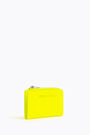 Neon yellow croc rectangular coin purse Neon yellow croc rectangular coin purse