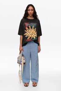 Black Sun logo T-shirt