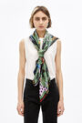 Green art brut animal scarf Green art brut animal scarf