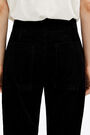 Straight black corduroy trousers Straight black corduroy trousers
