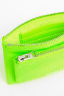 Neon green nylon double purse Neon green nylon double purse