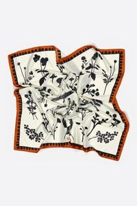 Off-white beetles and flowers silhouettes scarf Off-white beetles and flowers silhouettes scarf