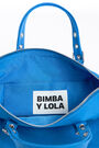 M blue nylon tote bag M blue nylon tote bag