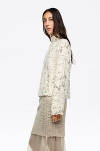 Ivory Lynx boxy high neck sweater Ivory Lynx boxy high neck sweater