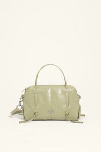 Mini pastel green leather Lolita bag