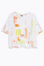 White Cities devoré t-shirt White Cities devoré t-shirt