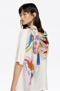 Off-white horse shawl mini prints