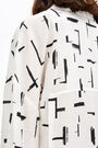 Paper-Lines print shirt dress Paper-Lines print shirt dress