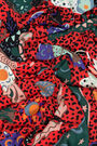 Red moons and butterflies scarf Red moons and butterflies scarf