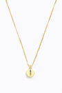 Letter I short golden necklace Letter I short golden necklace