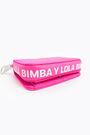 Neon pink nylon flap purse Neon pink nylon flap purse