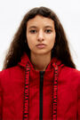 Red technical trench Red technical trench