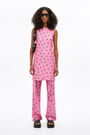 Short pink Logo Dot dress Short pink Logo Dot dress
