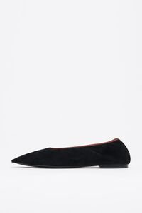 Black suede pointed toe ballerina Black suede pointed toe ballerina