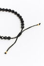 Black logo cord bracelet Black logo cord bracelet