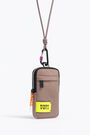 Taupe nylon phone case Taupe nylon phone case