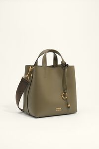 Large cactus leather Chihuahua bag