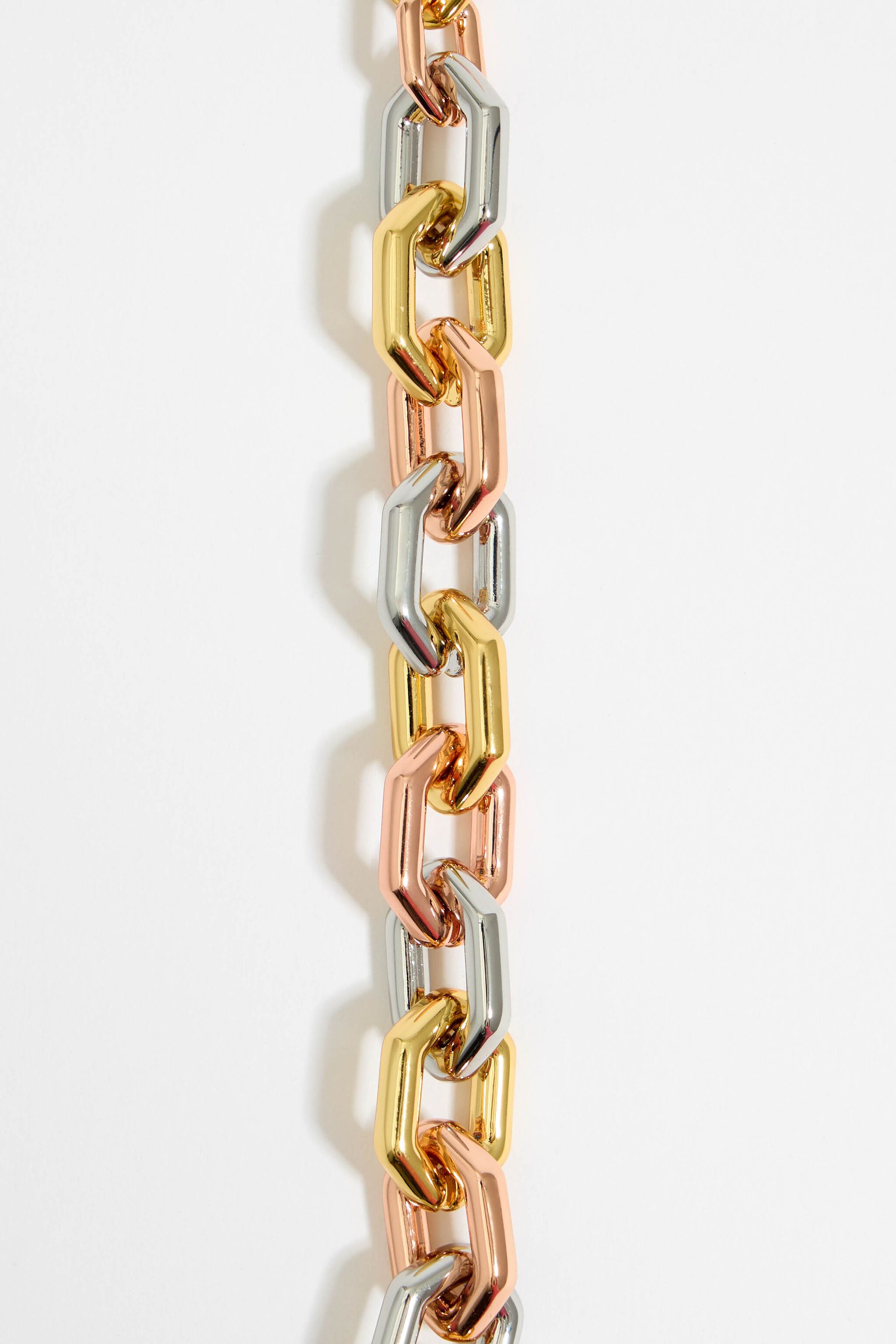 Gold and shop silver chain bracelet