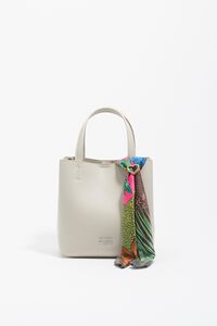 Strawberry animals and tropical vegetation scarf charm