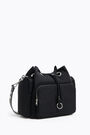 Black nylon cord bucket bag Black nylon cord bucket bag