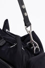 Black nylon cord bucket bag Black nylon cord bucket bag