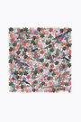 White floral animal scarf White floral animal scarf