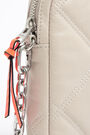 White padded leather phone minibag White padded leather phone minibag