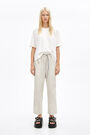 Stone poplin jogging bottoms Stone poplin jogging bottoms