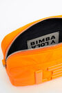 S padded nylon crossbody bag in neon orange S padded nylon crossbody bag in neon orange