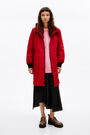 Red technical trench Red technical trench