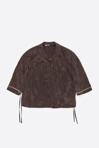 Brown adjustable armhole shirt