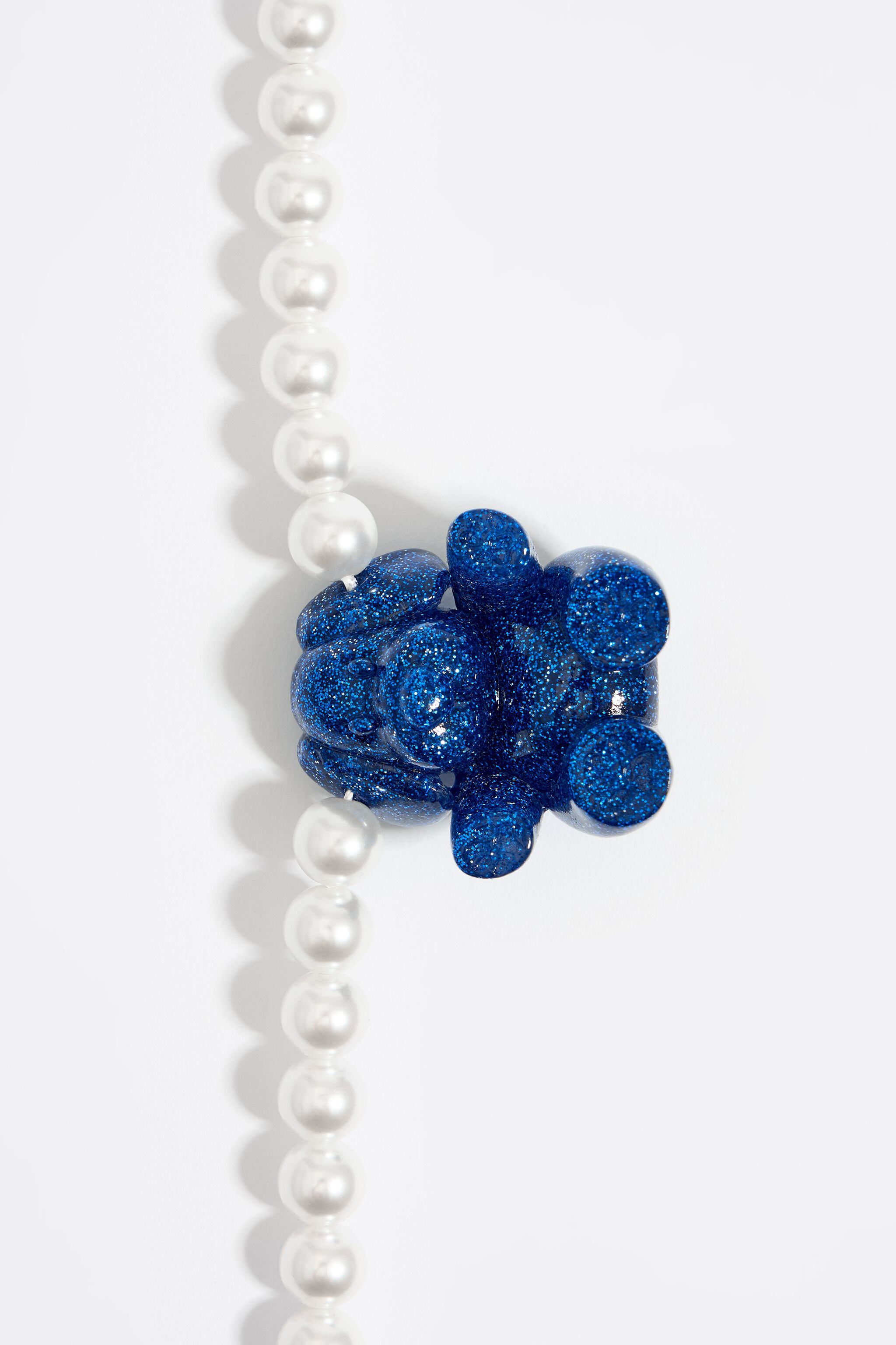 Real blue online pearl necklace