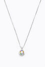 Letter Q short silver necklace Letter Q short silver necklace