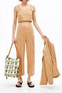 Brown linen trousers Brown linen trousers