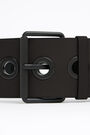 Wide black belt Wide black belt