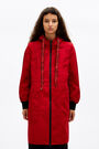 Red technical trench Red technical trench