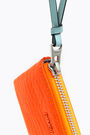 S neon orange croc coin purse S neon orange croc coin purse