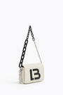 XS stone padded nylon crossbody bag XS stone padded nylon crossbody bag
