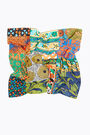 Retro orange patchwork scarf Retro orange patchwork scarf