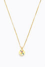 Letter X short golden necklace Letter X short golden necklace