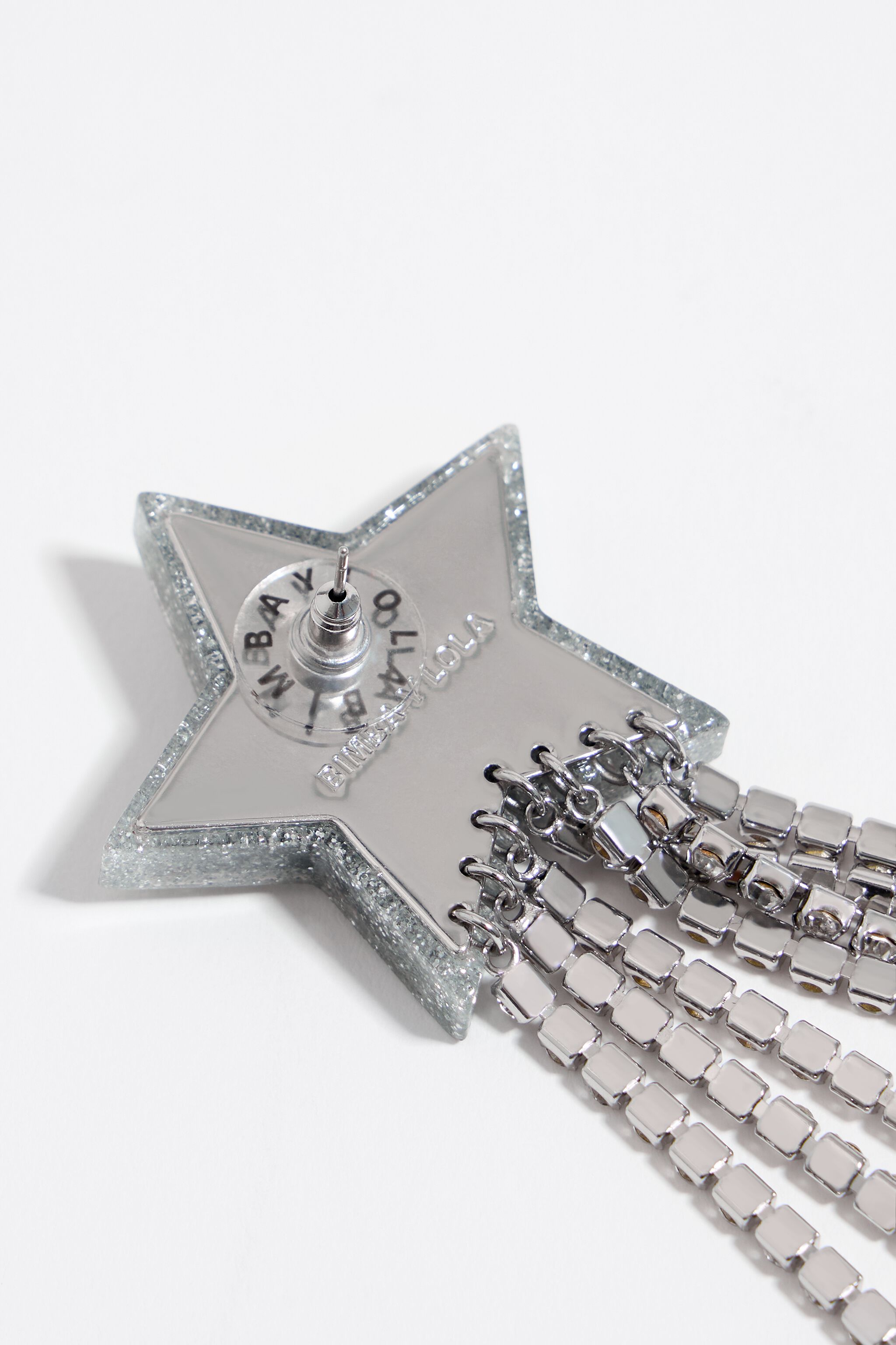 Glitter star earrings cheap