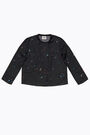 Straight black Cosmic-Stars blouse Straight black Cosmic-Stars blouse