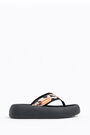 Animal print print platform sandal Animal print print platform sandal