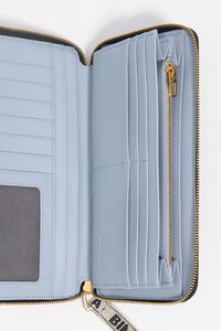 Large black leather horizontal wallet